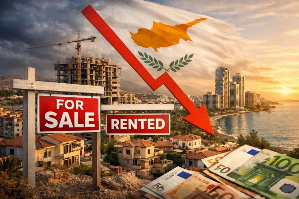 Cyprus housing market showing rising property demand, limited supply, and increased real estate pressure in coastal cities